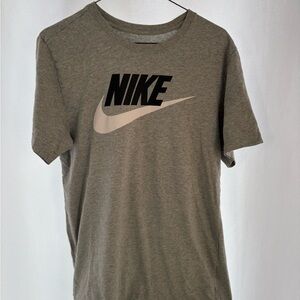 The Nike Tee -Men's Heather Gray Logo Tee
